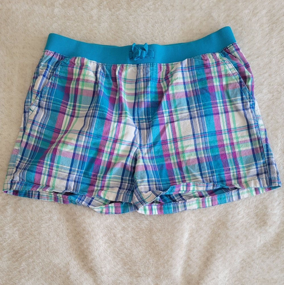 Children's Place Plaid Blue Shorts